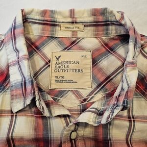 American Eagle Outfitters Multicolor Plaid XL Shirt Vintage Western